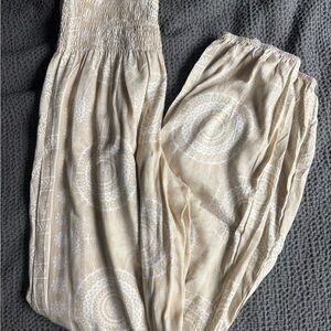Cream Harem Pants